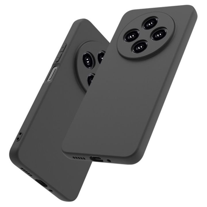 Xiaomi%20Redmi%2014C%20Silicone%20Matte%20Flexible%20Soft%20Phone%20Case%20-%20Black%20-%20Phone%20Back%20Cover%20-%20Image%203