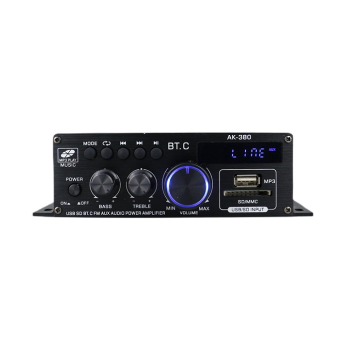 Ak380%20800W%2012V%20Power%20Amplifier%20Bluetooth%20Stereo%20Home%20Car%20BASS%20Audio%20Amp%20Music%20Player%20Car%20Speaker%20Class%20D%20FM%20USB/SD%20Replacement%20Accessories%20-%20Image%204