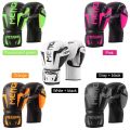 Boxing Gloves Kick Boxing Muay Thai Punching Training Bag Gloves Outdoor Sports Mittens Boxing Practice Equipment for Punch Bag Sack Boxing Pads for Men and Women 12oz.