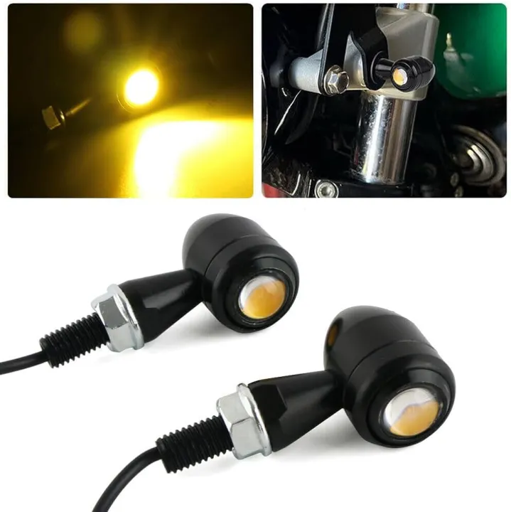 MIni Led Indicator Light for motorcycle. Yellow
