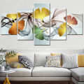 5 Piece Wall Art Canvas Painting Abstract Flower Print For Living Room Decor Modular Picture Modern Home Decoration Accesories. 