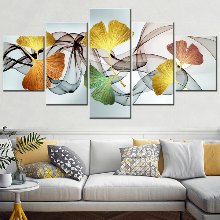 5%20Piece%20Wall%20Art%20Canvas%20Painting%20Abstract%20Flower%20Print%20For%20Living%20Room%20Decor%20Modular%20Picture%20Modern%20Home%20Decoration%20Accesories%20-%20Image%202