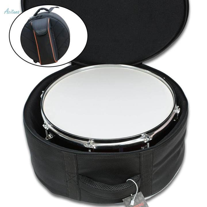 Compact Oxford Cloth 14inch Snare Drum Bag Drum Practice Bag Carrying Case