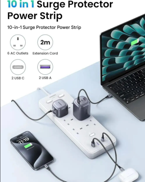 UGREEN%20S551%20(35011)%2065W%206-Outlet%20Surge%20Protector%20Power%20Strip%20-%20Image%204