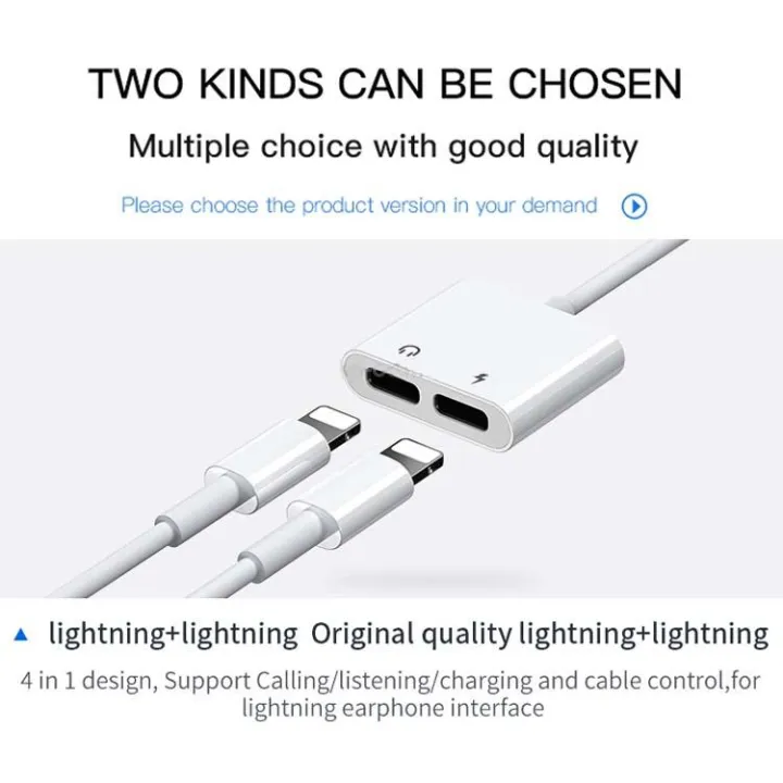 JOYROOM%20S-M404%20Ben%20Series%20Apple%20Dual%20Lightning%20Adapter%20for%20iPhone%207/8/X/XS/XS%20MAX/XR%20charging%20and%20listening%20by%203.5mm%20earphone%20at%20the%20same%20time%20-%20Image%203