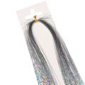 【The Edge of Beauty】Hair tinsel strands kit, tinsel hair extensions, fairy hair tinsel kit women girls tools (12.