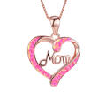 Mom from Daughter Son, I Love You Mom Necklace Heart Pendant Jewelry with Box Birthday Mothers Day Gifts for Women Mothers Necklace Gifts for.