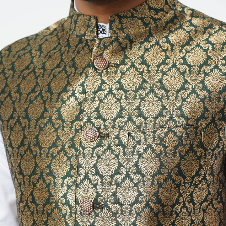 Green%20and%20golden%20waist%20coat%20and%20vest%20for%20men%20%7C%20Premium%20panjabi%20koti%20for%20men%20golden%20colour%20-%20Wedding%20dress%20and%20party%20dress%20for%20men%20-%20Image%205