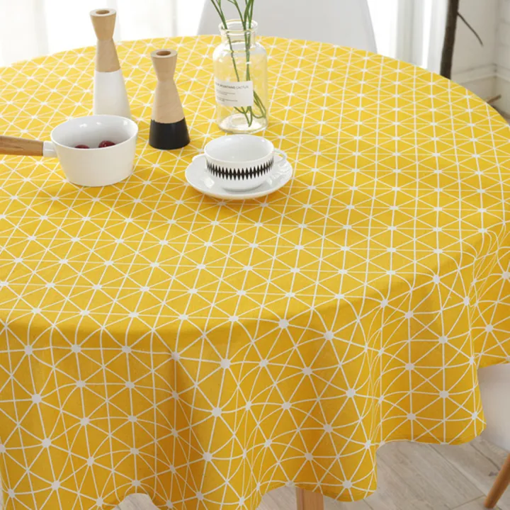120/150cm%20Round%20Tablecloth%20Washable%20Table%20Cloth%20Decorative%20Table%20Cover%20Indoor%20Holiday%20Home%20Christmas%20Party%20Picnic%20Dining%20Room%20-%20Image%203