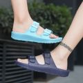 Summer Men Sandals Fashion Couples Beach Sandals Anti-Slip Lightweight Clogs Men Comfortable Jelly Sandal Unisex Garden Slippers. 