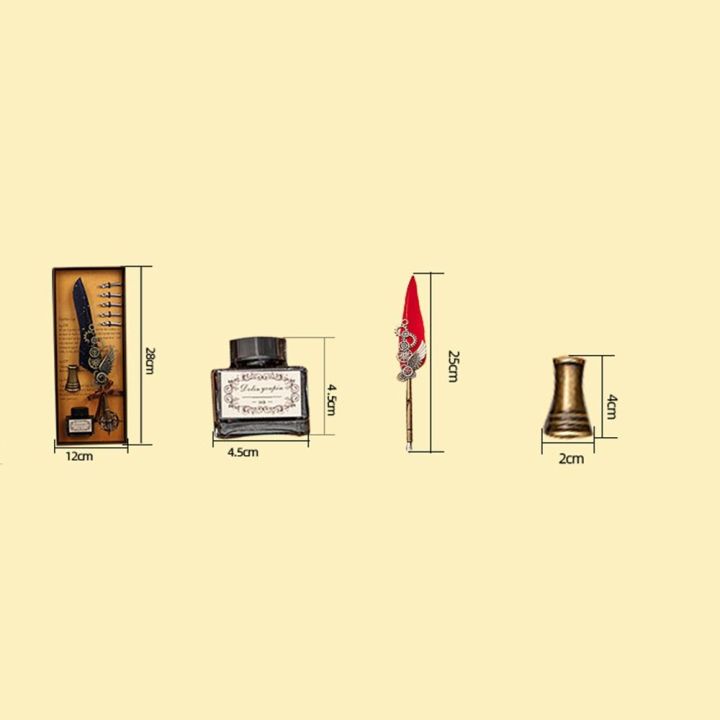 Fashion%20Punk%20Style%20Quill%20Fountain%20Pen%20Writing%20Set%20Mechanical%20Creative%20Dip%20Pen%20Multicolor%20Vintage%20Writing%20Ink%20Set%20Student%20-%20Image%202