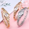 New Trend Fashion Steel Chain Diamond Women Watch. 