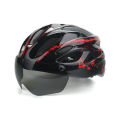 Professional mountain bike helmet, goggles, integrated driving safety hat, road bike, bicycle riding helmet, men and women. 