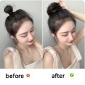 Women Synthetic Hair Bun Scrunchy False Hair Pieces Messy Curly Hair Band Rubber Band Elastic Hair Extension Curly Chignon Natural Wig. 