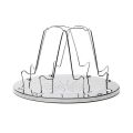 4 Slice Camping Bread Toast Tray Gas Stoves Cooker BBQ Camping Toaster Rack. 
