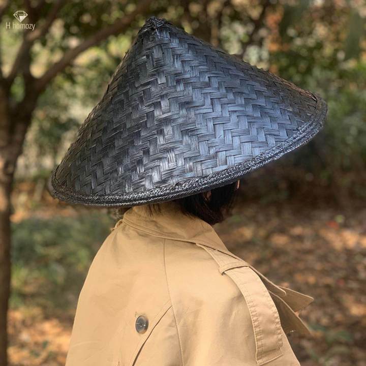 Bamboo%20Braided%20Hat%20Handmade%20Wide%20Brim%20Conical%20Hat%20Sunhat%20Art%20Crafts%20Rice%20Hat%20-%20Image%203