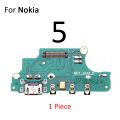Charger USB Dock Charging Dock Port Board With Mic Microphone Flex Cable Repair Parts For Nokia 3.1 5.1 Plus 2.1 2 2.2 3 3.2 4.2 5.
