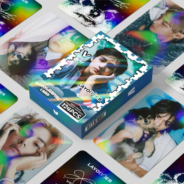 V%20Taehyung%2055Pcs/Box%20K-POP%20BTS%20DECO%20KIT%20Photocard/Lomocard%20-%20Image%205