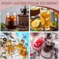Reusable 14 Cavity Ice Cube Tray Silicone Creative Ice Box Silicone Cooler Ice Mold with Lid Fruit Juice Freezer Box.