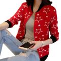 RED COLOR COTTON LONG SLEEVE CASUAL WINTER JACKET FO WOMEN .. 