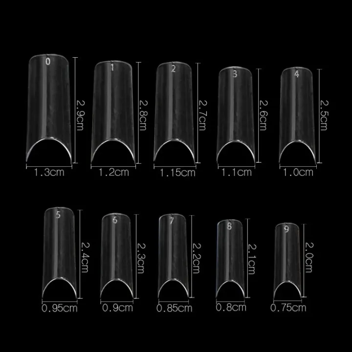 500/550pcs%20Water%20Pipe%20Square%20Nail%20Tips%20XL%20Clear/Nature%20Half%20Cover%20False%20Nail%20Tips%200-9%20size%20Square%20Extend%20Long%20False%20Nail%20Tip%25TD%20-%20Image%206