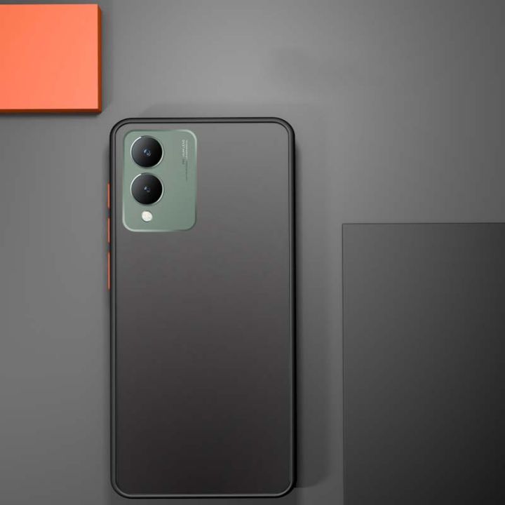 Phone%20case%20For%20Vivo%20Y17S%20Back%20cover%20Transparent%20Soft%20Edge%20Matte%20Silicone%20Frame%20Hard%20Clear%20Protecive%20Back%20Cover%20For%20Vivo%20Y17S%20cover%20cases%20-%20Image%209