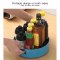 360 Rotating Tray Kitchen Storage Containers for Spice Jar Snack Tray Storage Box Non Slip Organizer hot sell. 