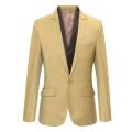 Men Blazers Slim Autumn Suit Blazer Business Formal Party Male Suit One Button Lapel Casual Long Sleeve Pockets Top Plus Size. 