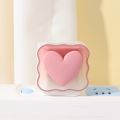 【FUPANG】Cute love heart soft TPU mobile phone charger cover simple charging cable compatible for iPhone 18W/20W fast. 