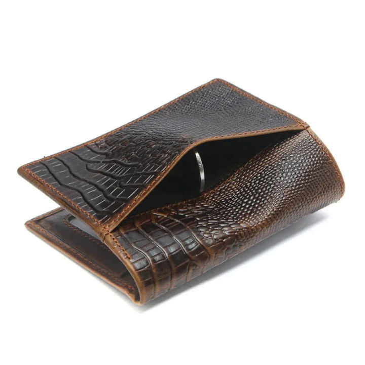 Alligator%20Pattern%20Slim%20Full%20Grain%20Leather%20Wallet%20for%20Men%20Crocodile%20Pattern%20Slim%20Wallet%20Men%20Short%20Men%20Wallets%20Credit%20Card%20Holders%20-%20Image%204