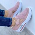 Red Casual Shoes Women Breathable Mesh Sandals Fashion Brand Summer Women Sandals Platform Vulcanized Shoes Femme New Sneakers Superman. 