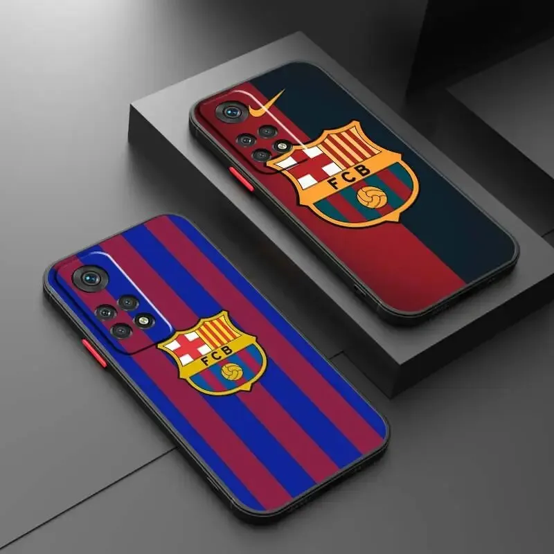 F-FC B-Barcelona Football Phone Case For Redmi Note 12 12S 12T 11