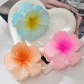 Fashion Bohemian Style Egg Blossom Hair Clips Gradient Color Headwear Flower Shape Claw Clips Colorful Simple Hair Barrette Girls. 
