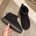 EmotionaE Brand Women's Shoes Australian Boots Winter Footwear Round Toe Flat Heel Boots-Women Fashion Snow Low 2024 Ladies Ankle Cotton. 