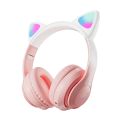 New B39 Cat Ears Cute Wireless Bluetooth Headphone Head-Mounted Headset. 