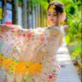 Tangail Tat Trendy Afsan Print Saree for Women - Comfortable for All Season Wear. 