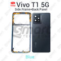For Vivo T1 5G Full Body Housing With Camera Glass (LCD Frame, Side/Middle Frame, Back Panel/Backshell). 