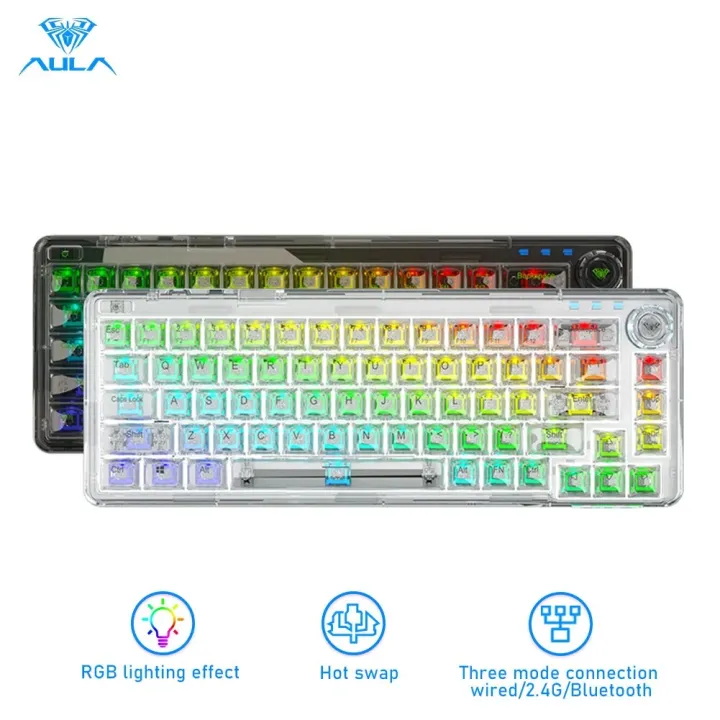 AULA%20F68%20Bluetooth%20Mechanical%20Keyboard%20-%2068%20Keys%20with%20Hotswap%20and%20Transparent%20Keycaps%20-%20Image%206