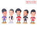 1pcs Soccer Star Figure Football Player Mini Action Doll Sports Model Star Fans Gifts Souvenirs Home Decoration Toys MuXiaRe.