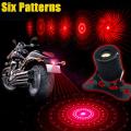 Rear Tail Fog Laser Warning Safety Light for Motorcyle or Car. Six Patterns Light. 