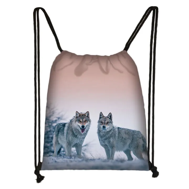 winter%20howling%20wolf%20print%20drawstring%20bag%20men%20storage%20bags%20teenager%20boys%20backpack%20fashion%20travel%20bag%20boys%20bookbag%20mini%20backpack%20-%20Image%203