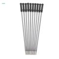 3x10pcs/Pack Metal Ballpoint Pen Refills Point Pen Replacement black. 