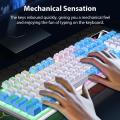 K500 Wired Gaming Keyboard Mechanical Sensation Laptop Desktops PC Computer Office Accessories 104 Keys RGB Backlight Keyboards. 