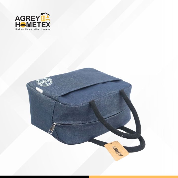 Lunch%20Carry%20Bag,%20Denim%20Fabric,%20Blue,%20(10.5%E2%80%B3x8.5%E2%80%B3x5%E2%80%B3)%20-%20Image%206