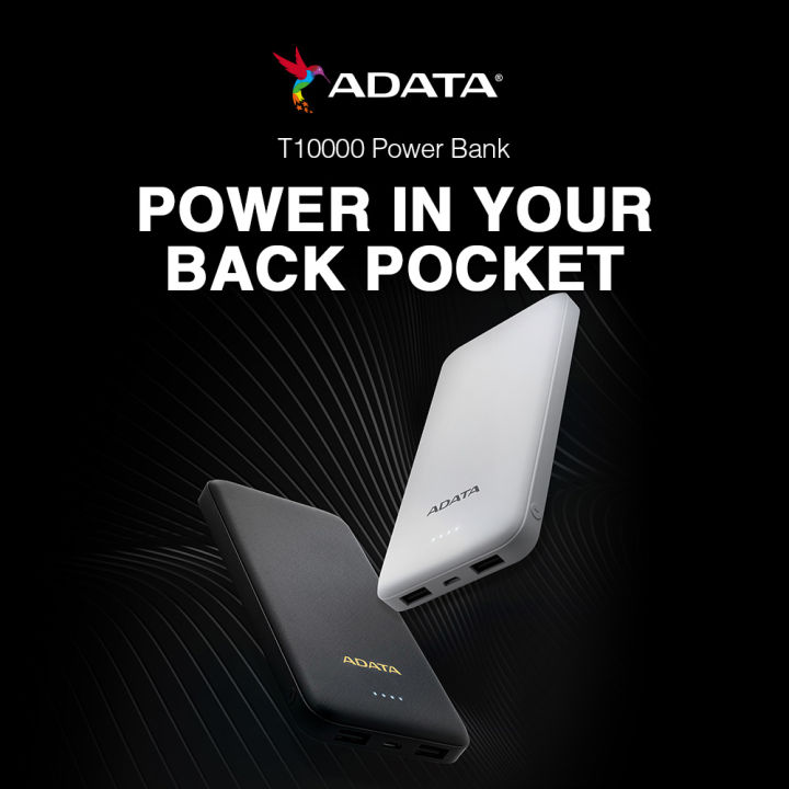 Adata%20T10000%20Dual%20USB%20Ultra%20Slim%2010000mah%20Power%20Bank%20(Black)%20-%20Image%202