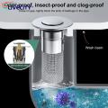 Drain Stopper for Bathroom Sink Stainless Steel Bathroom Sink Stopper with Hair Catcher Universal Anti-clog Drain Filter for Home Southeast Asian Buyers' Choice Durable Sink Stopper for Bathroom.