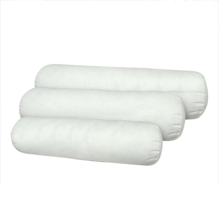 Fiber Bolster Pillow, Tissue Fabric, White, (22"X24", 27"x32", 32"x38") Set of 3