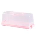 【support】 Practical Cake Box Dust Proof Plastic Pastry Storage Boxes Dessert Container Cake Carrier For Carrying. 