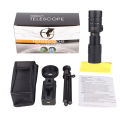 Outdoor 300X40 Zoom Len Spin Monoculars Professional Long Range Telescope Mobile Phone Photo Binoculars.