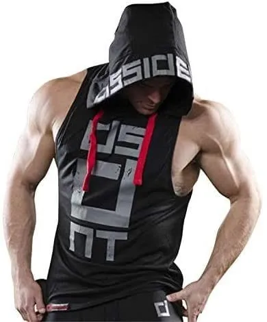 Cotton%20Sleeveless%20T%20Shirt%20for%20Men%20-%20Black%20-%20Image%203